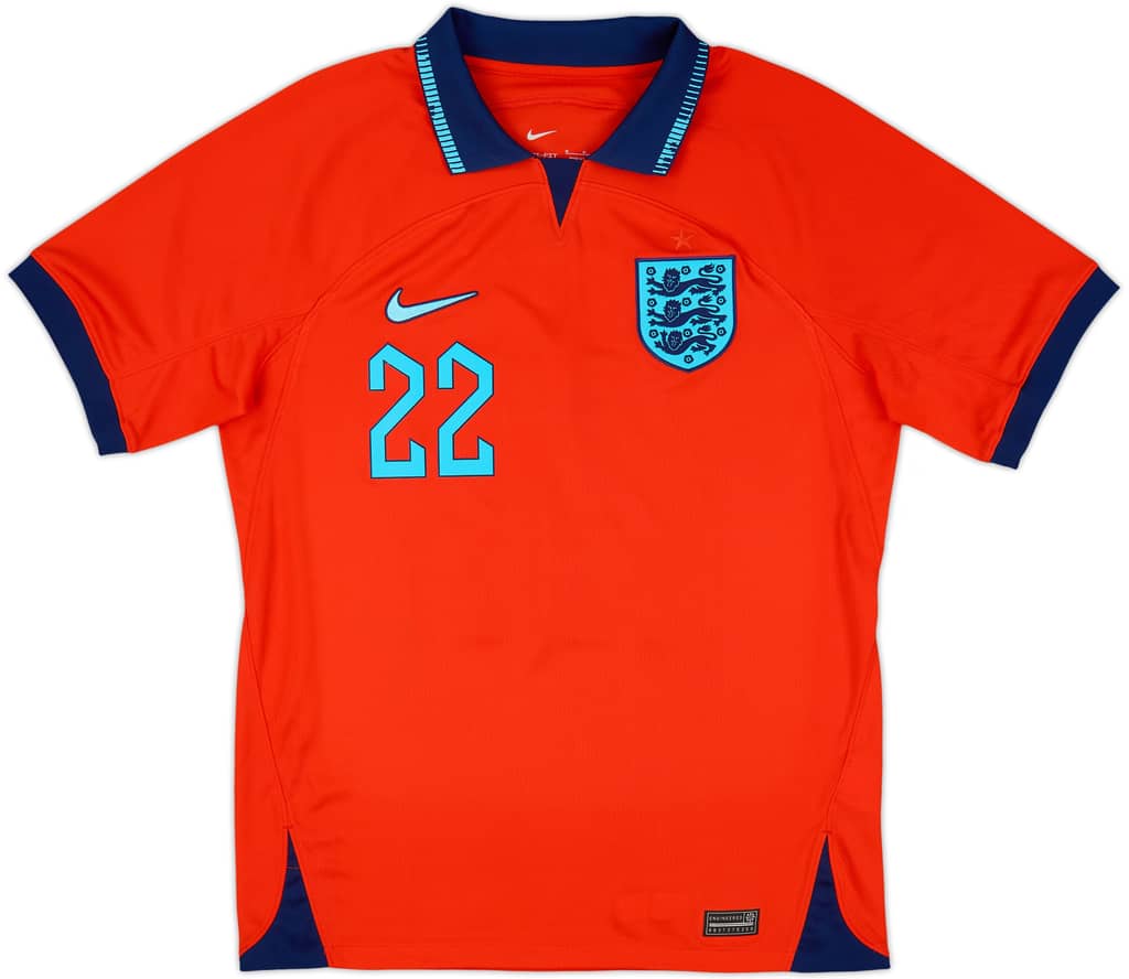2022-23 England Away Shirt Bellingham #22