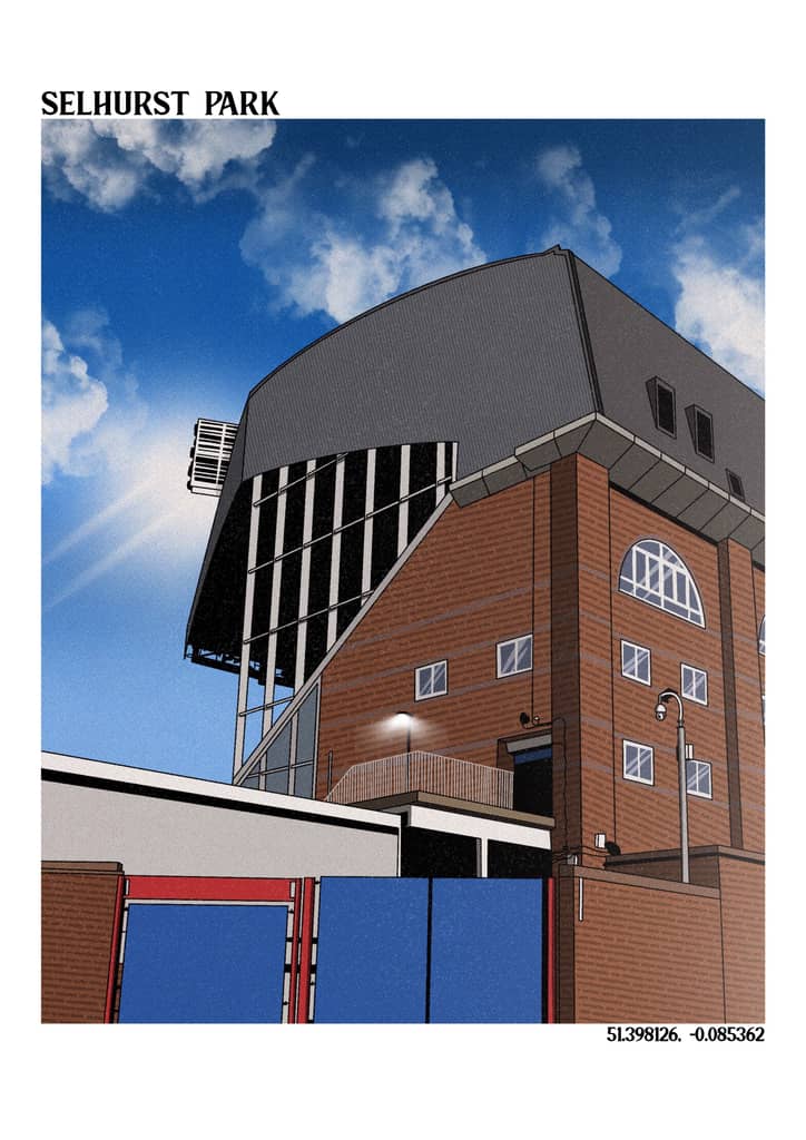 Selhurst Park A3 Print/Poster