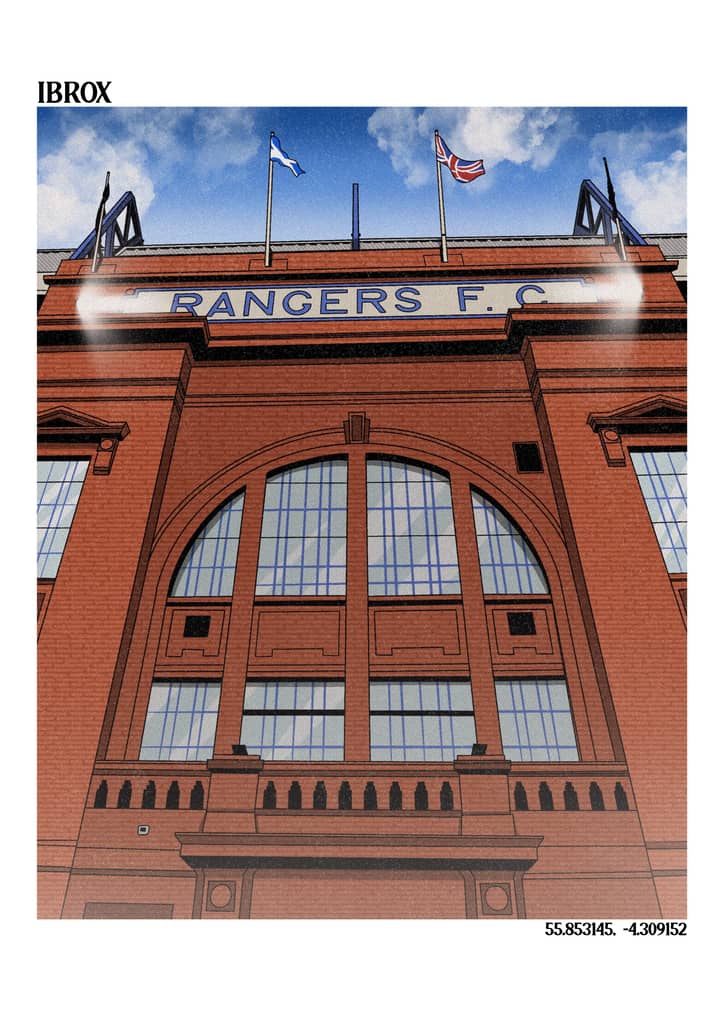 Ibrox A3 Print/Poster
