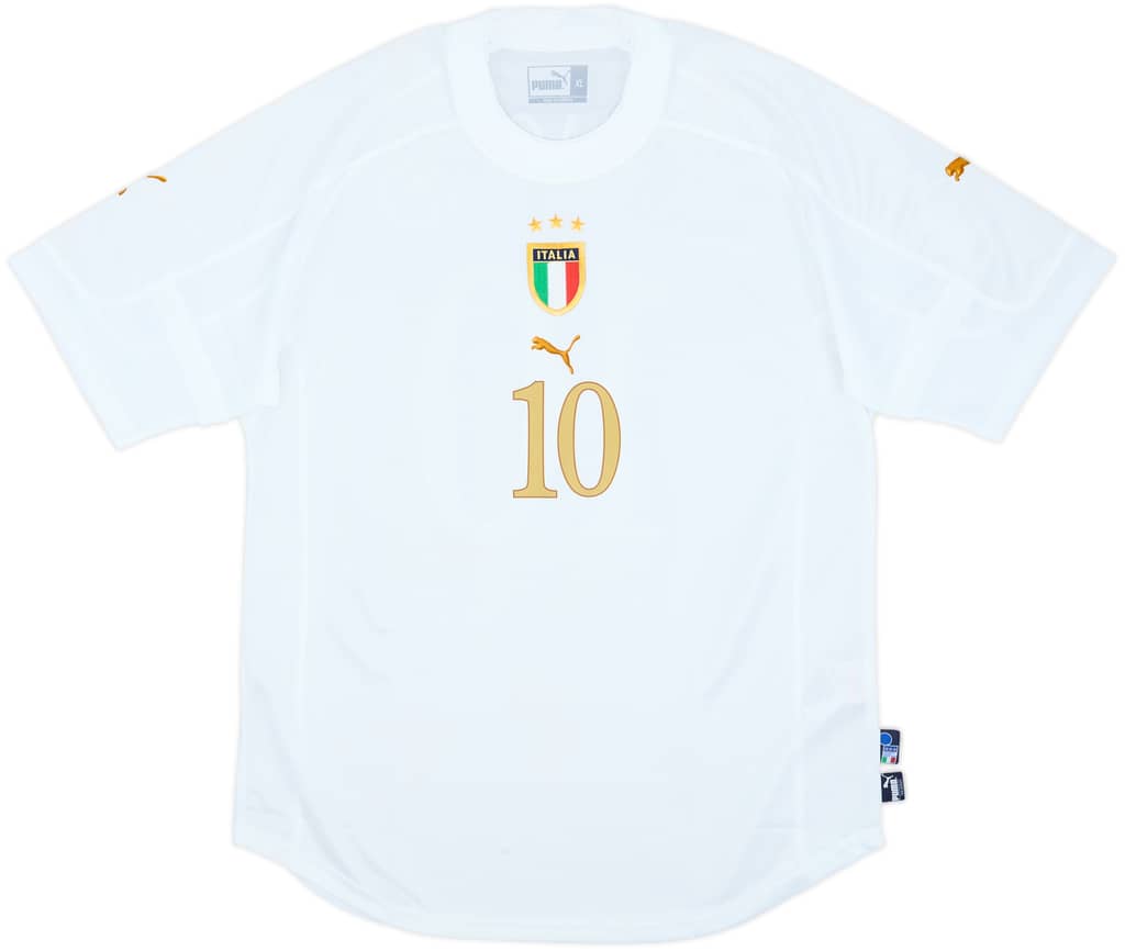2004-06 Italy Away Shirt R. Baggio #10