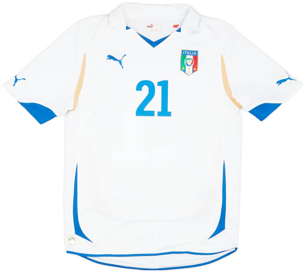 2010-12 Italy Away Shirt Pirlo #21