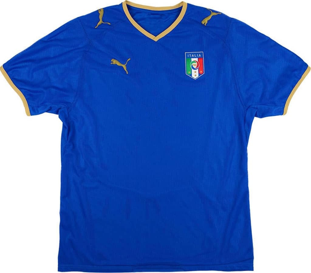 2007-08 Italy Home Shirt - 8/10 - (XL)