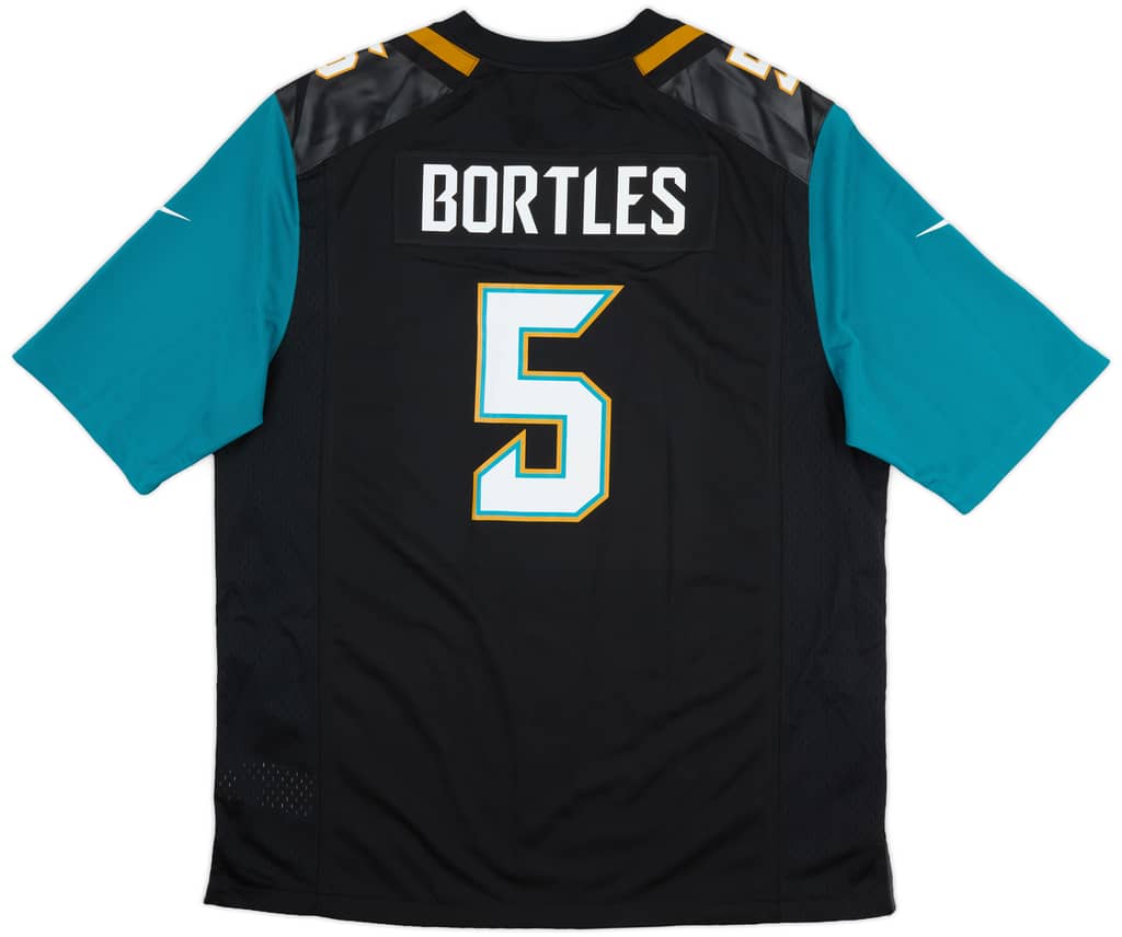 2014-17 Jacksonville Jaguars Bortles #5 Nike Game Home Jersey (Excellent) XL