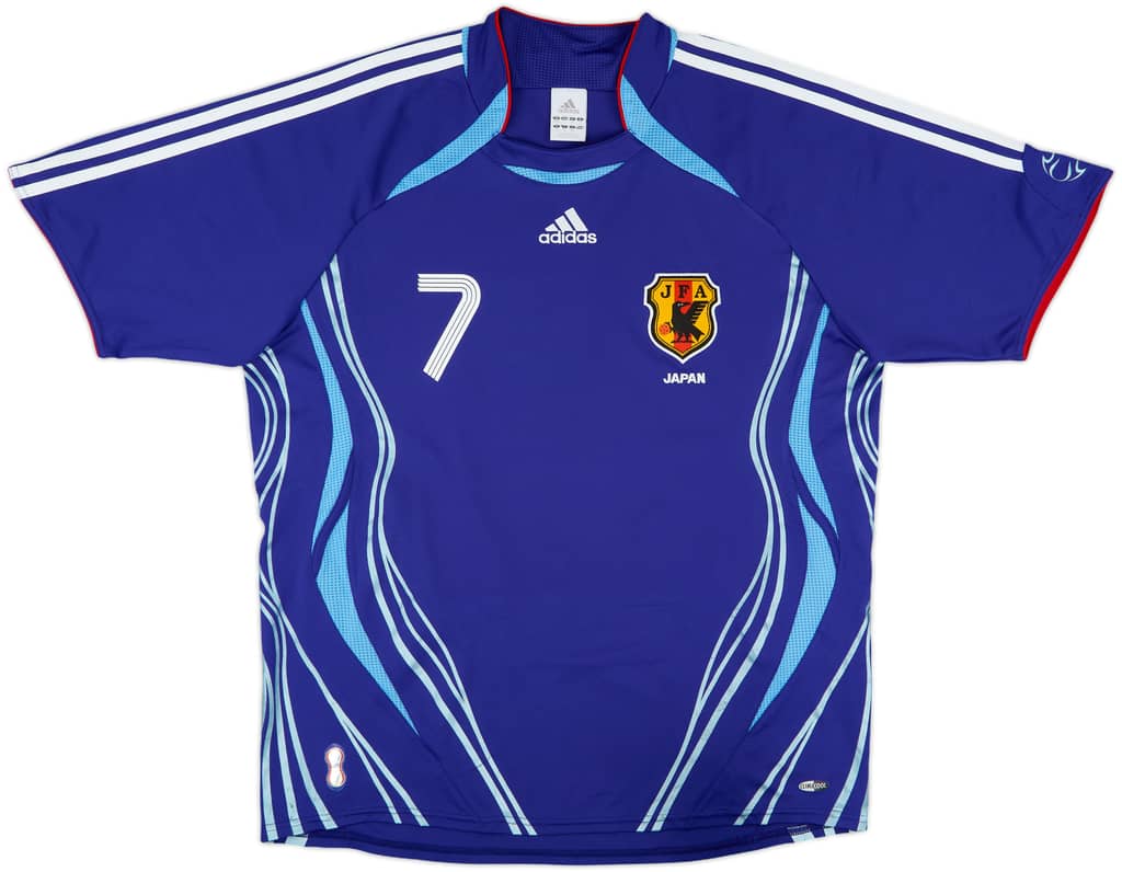 2006-08 Japan Home Shirt Nakata #7 - 6/10 - (S)