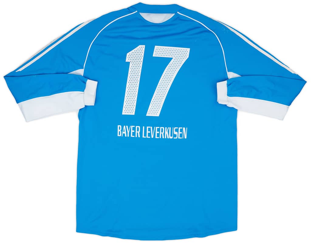 2005-06 Bayer Leverkusen Match Issue Away L/S Shirt #17