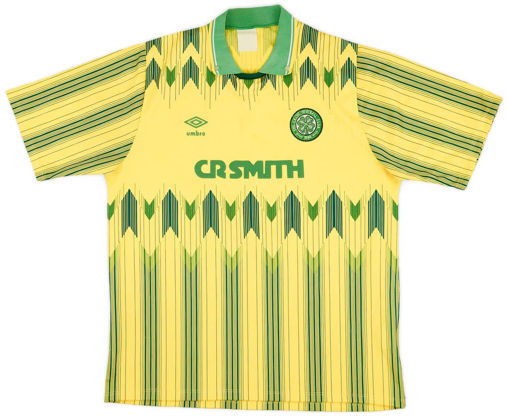 1989-91 Celtic Away Shirt - 6/10 - (XL)