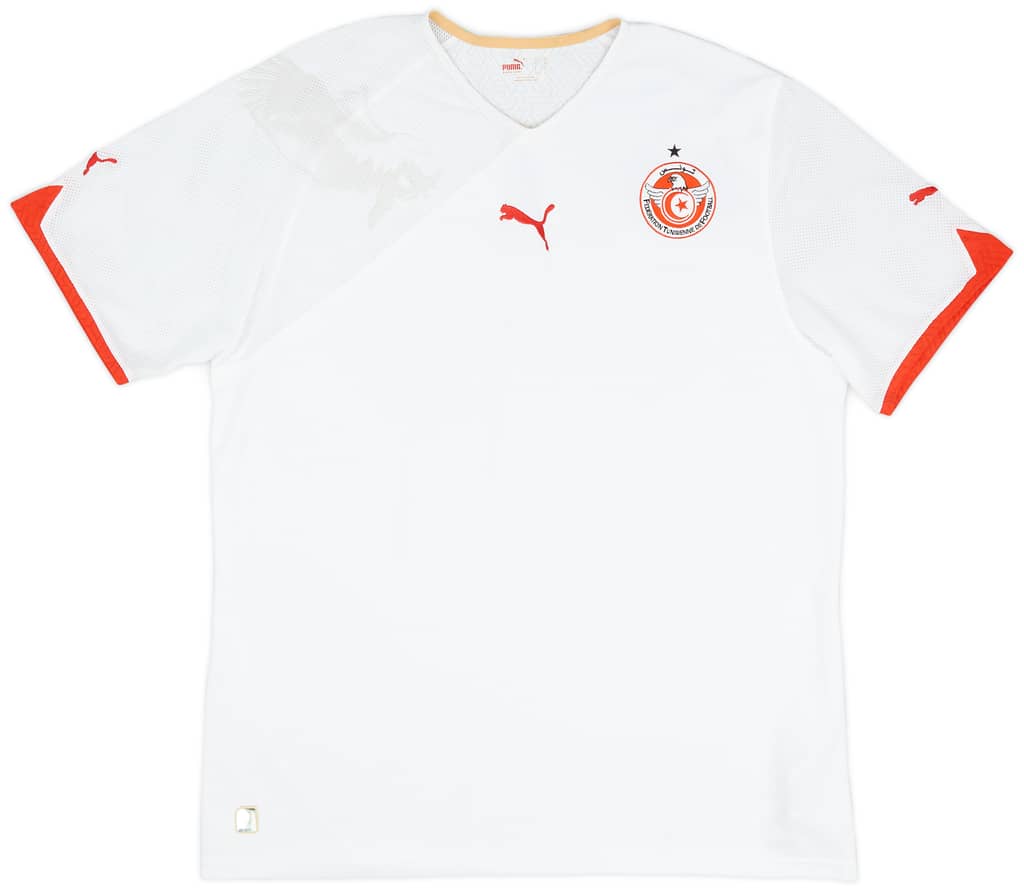 2010-11 Tunisia Home Shirt - 9/10 - (XL)