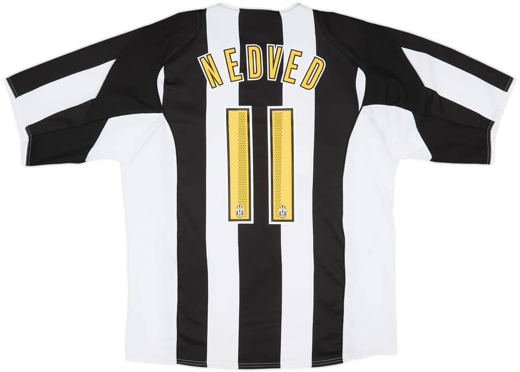 2004-05 Juventus Home Shirt Nedved #11 - 6/10 - (S)