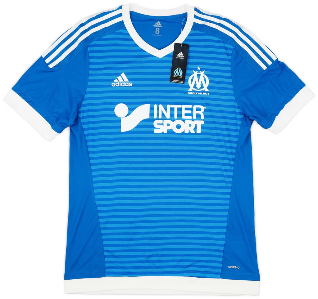 2015-16 Olympique Marseille Player Issue Adizero Third Shirt - (L)