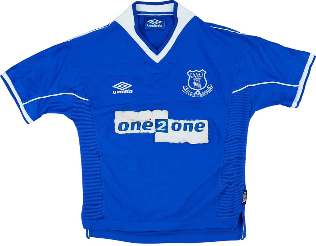 1999-00 Everton Home Shirt - 4/10 - (Y)