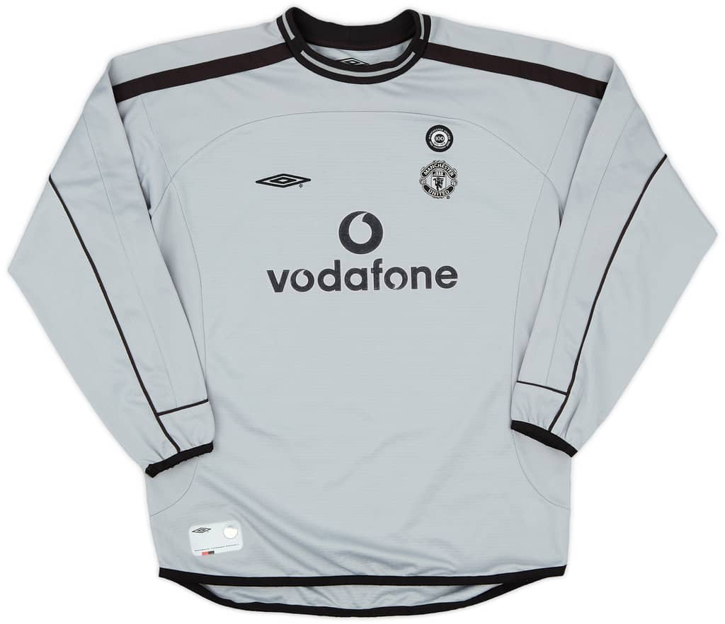 2001-02 Manchester United Centenary GK Shirt - 8/10 - (L.Boys)