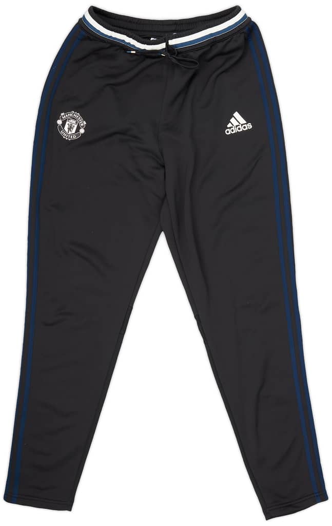 2016-17 Manchester United adidas Track Bottoms - 9/10 - (M)