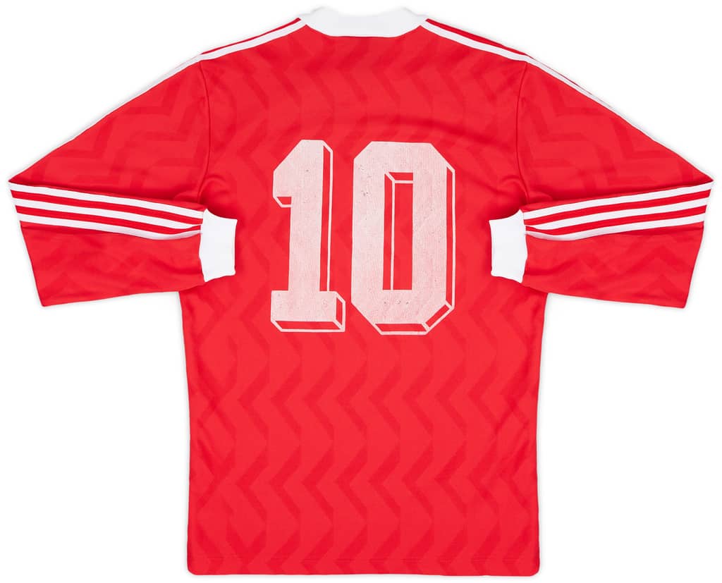 1980s adidas Template L/S Shirt #10 - 7/10 - (S)