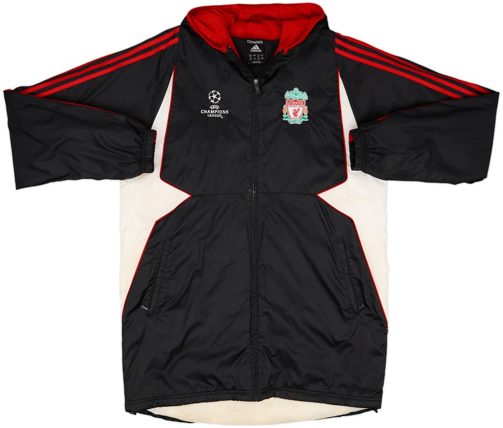 2007-08 Liverpool adidas CL Padded Bench Coat - 6/10 - (L)
