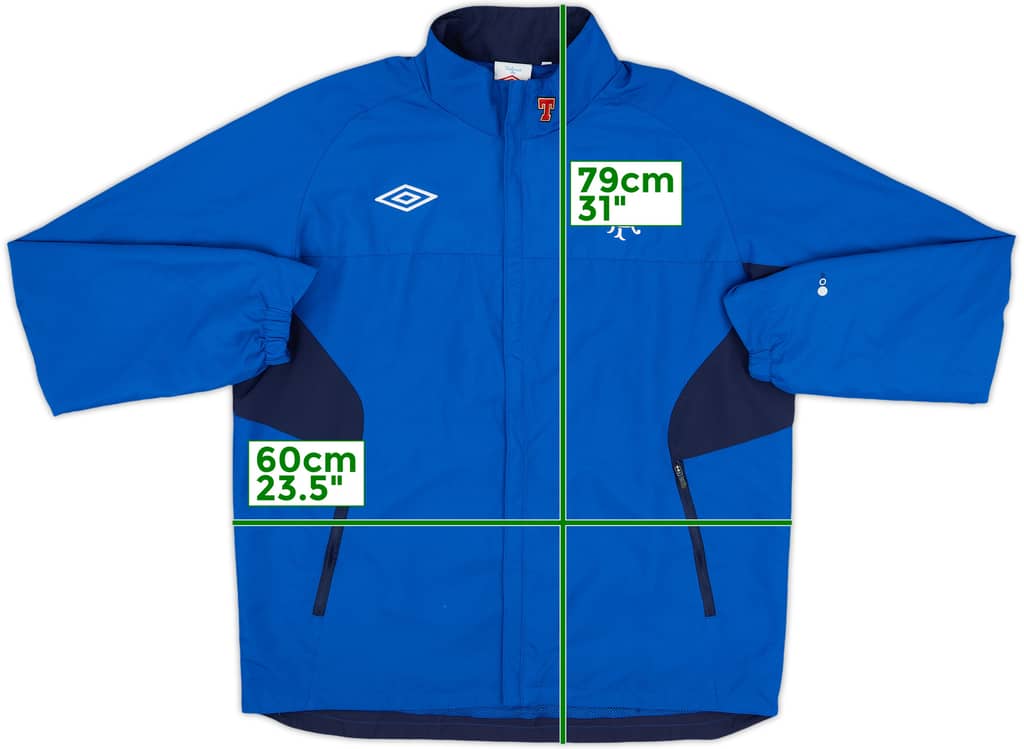 2010-11 Rangers Umbro Track Jacket - 8/10 - (L)