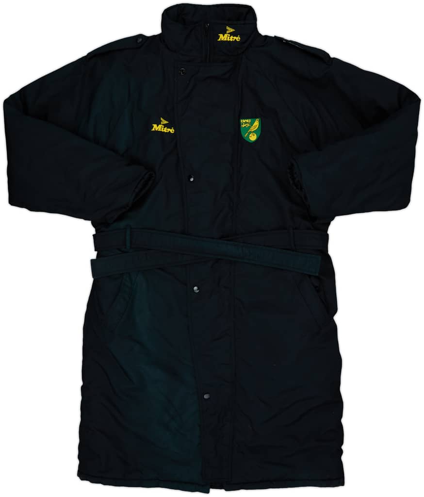 1994-96 Norwich Mitre Padded Bench Coat - 6/10 - (XL)