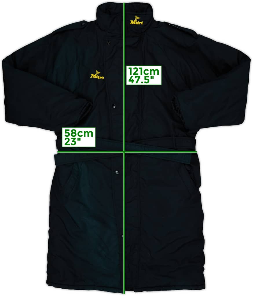 1994-96 Norwich Mitre Padded Bench Coat - 6/10 - (XL)