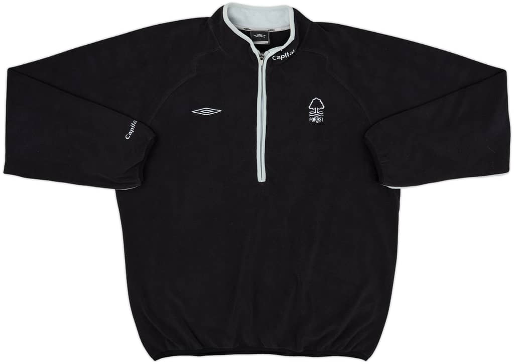 2006-07 Nottingham Forest Umbro 1/2 Zip Fleece Jacket - 9/10 - (XL)