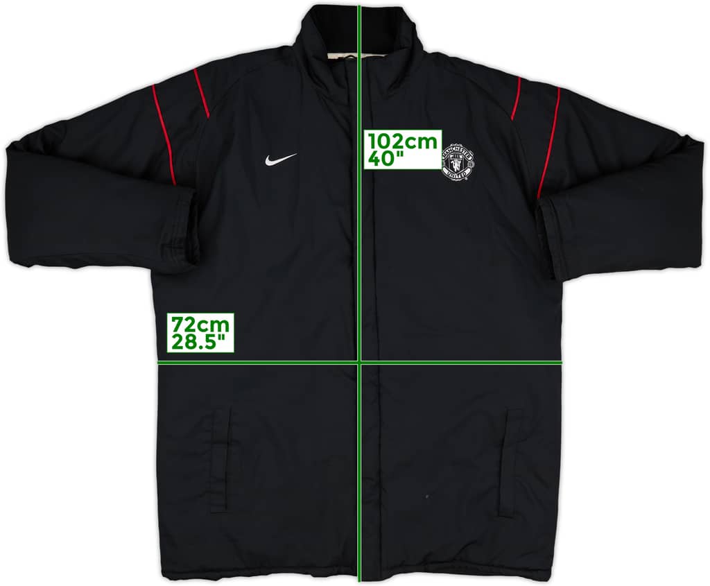 2003-04 Manchester United Nike Padded Bench Coat - 8/10 - (XL)