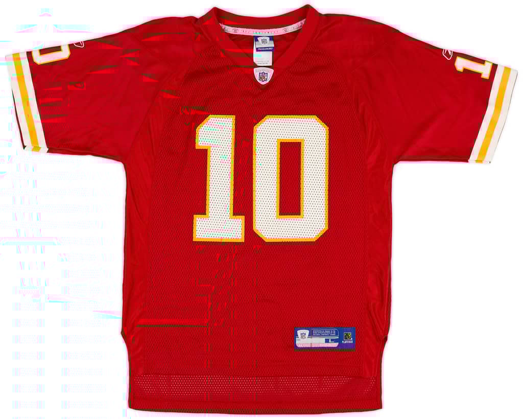 2005-06 Kansas City Chiefs Green #10 Reebok On Field Home Jersey (Excellent) L.Kids