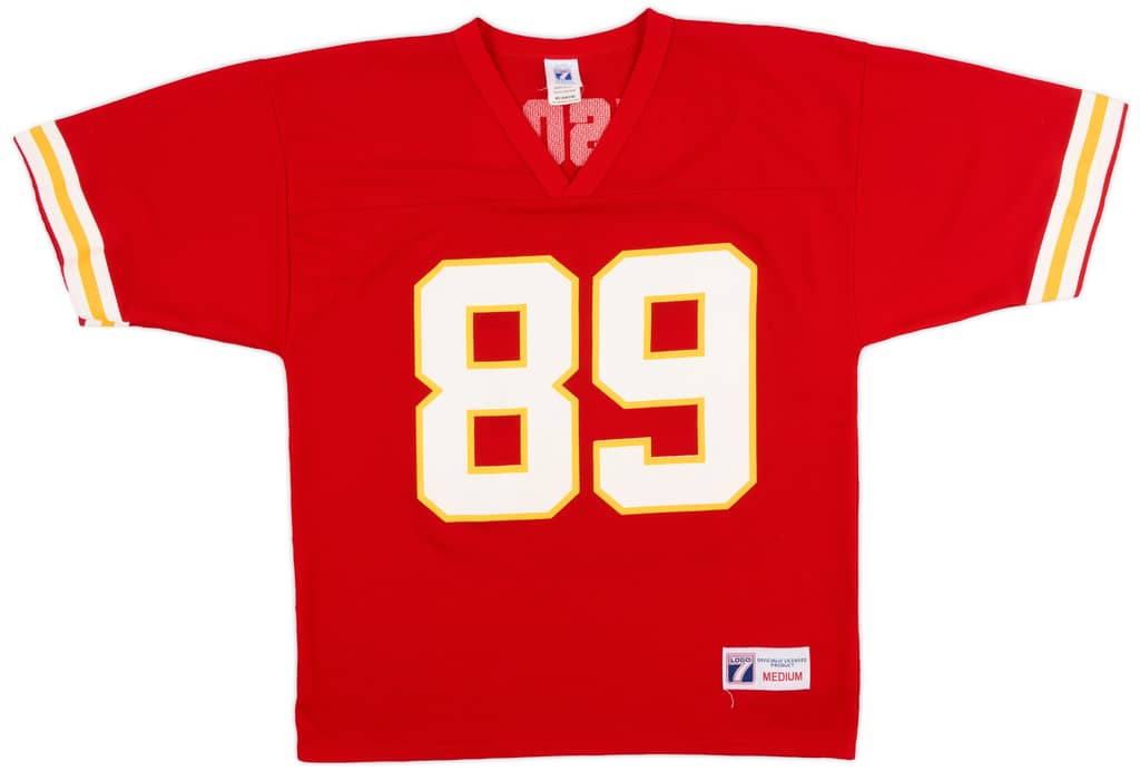 1997 Kansas City Chiefs Rison #89 Logo 7 Home Jersey (Very Good) M