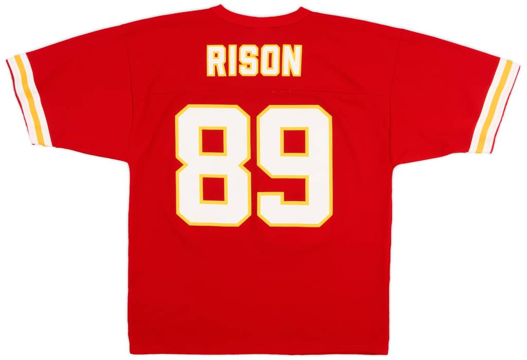 1997 Kansas City Chiefs Rison #89 Logo 7 Home Jersey (Very Good) M