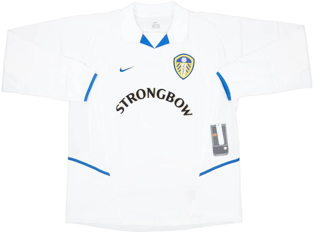 2002-03 Leeds United Home L/S Shirt Radebe #5 (XL)