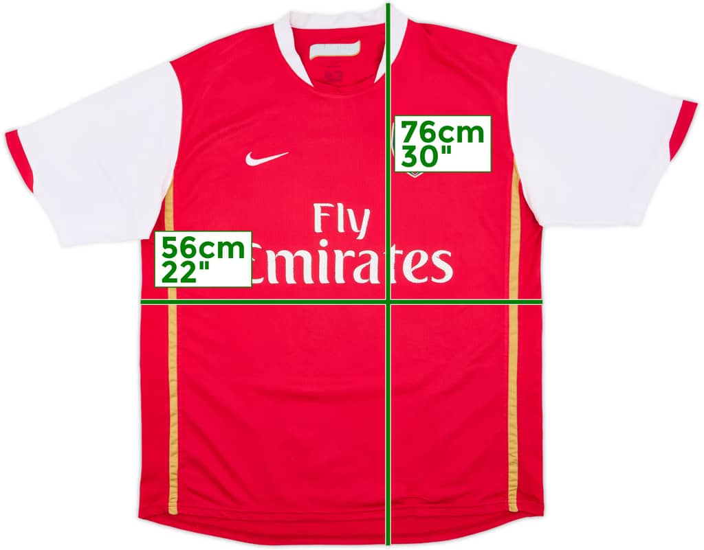 2006-08 Arsenal Home Shirt - 5/10 - (M)