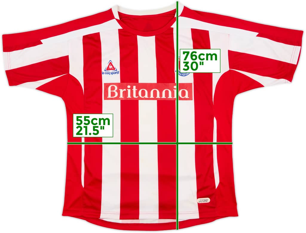 2007-08 Stoke City Home Shirt - 5/10 - (L)
