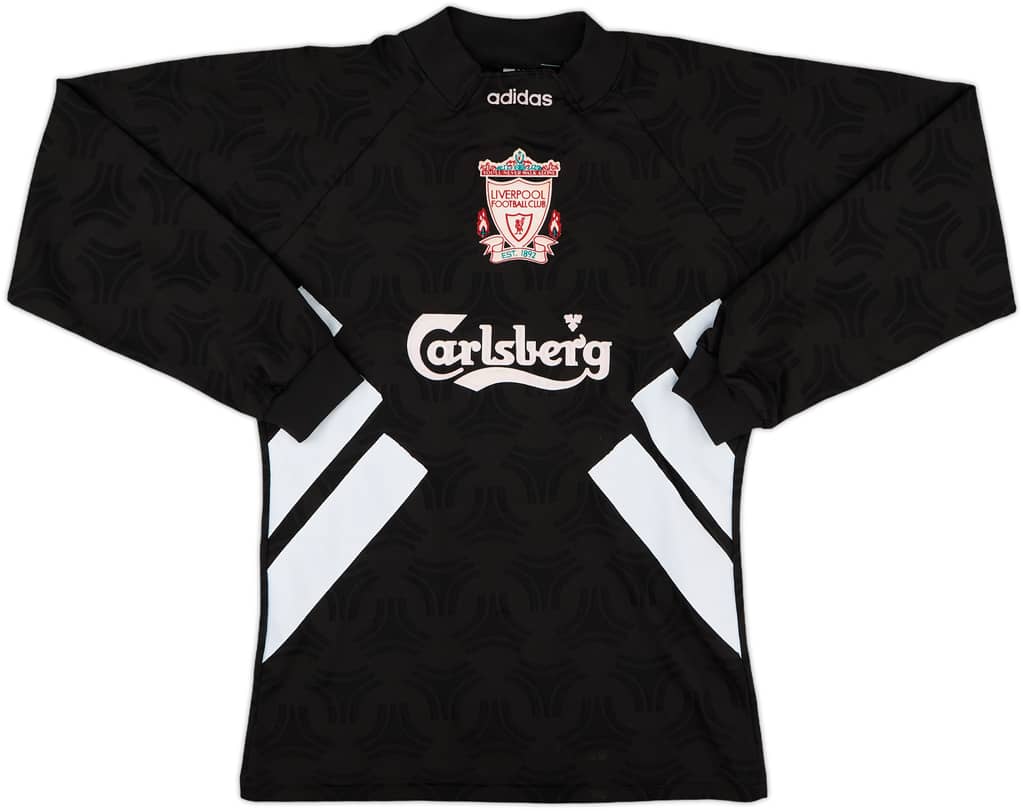 1993-95 Liverpool GK Shirt - 8/10 - (S)