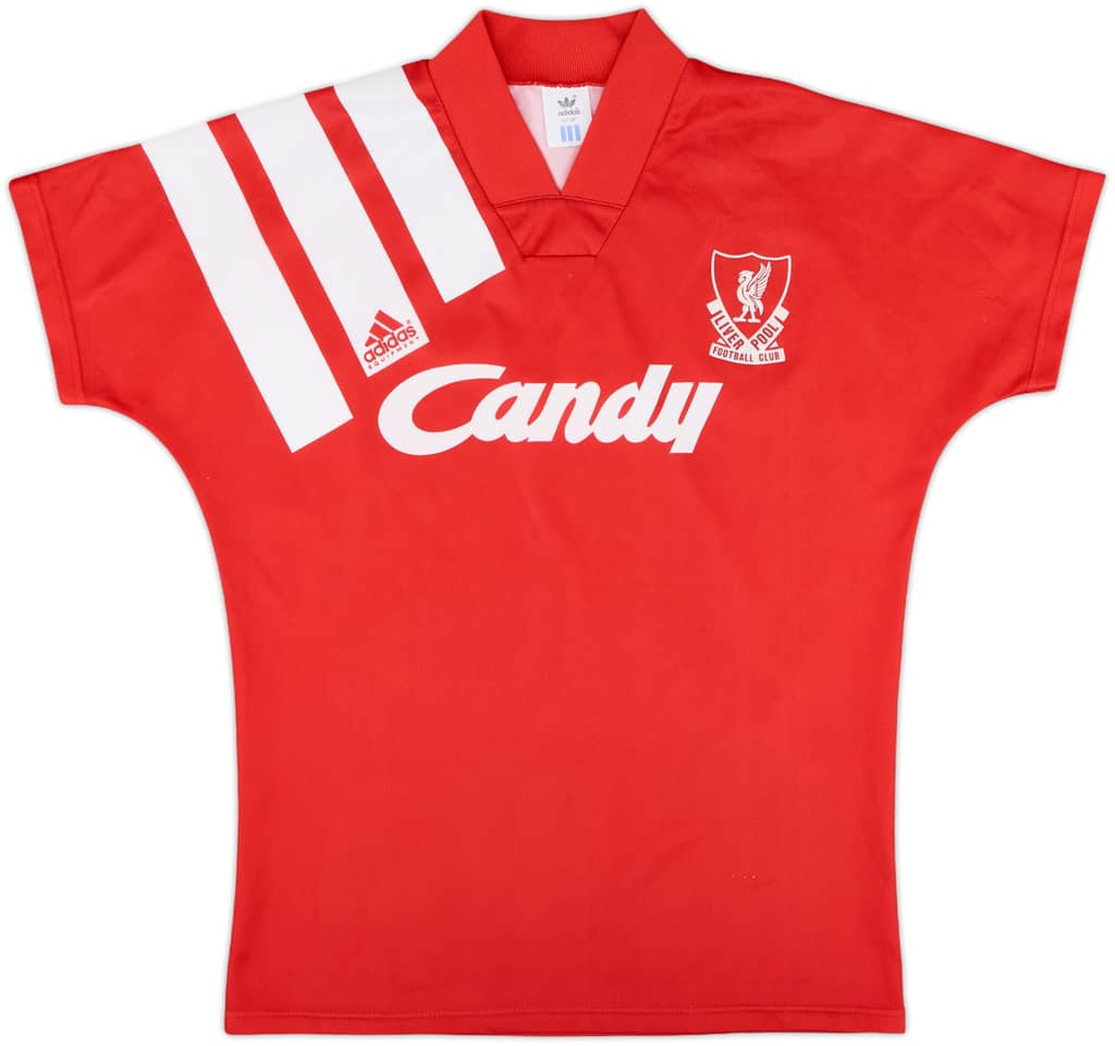 1991-92 Liverpool Home Shirt - 9/10 - (S)