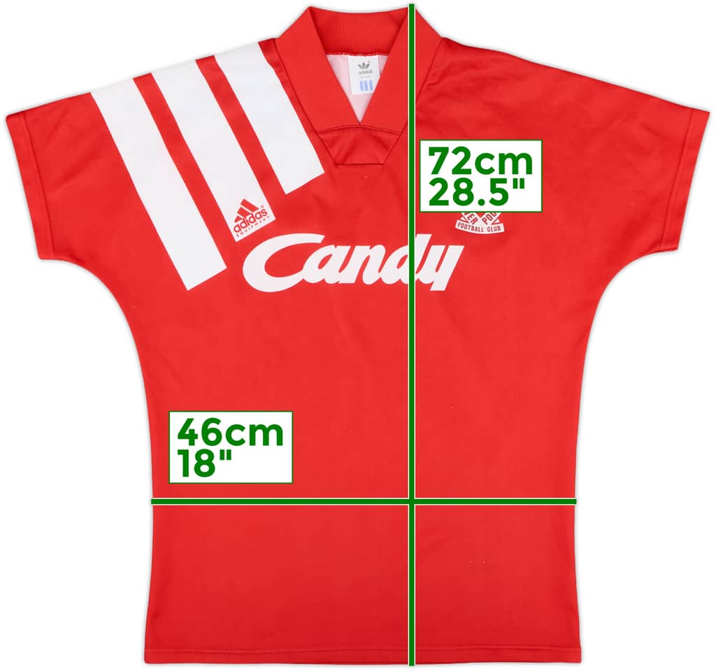 1991-92 Liverpool Home Shirt - 9/10 - (S)