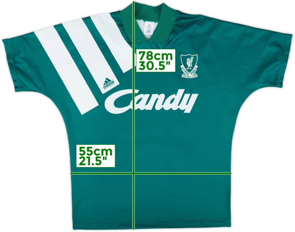 1991-92 Liverpool Away Shirt - 8/10 - (M/L)