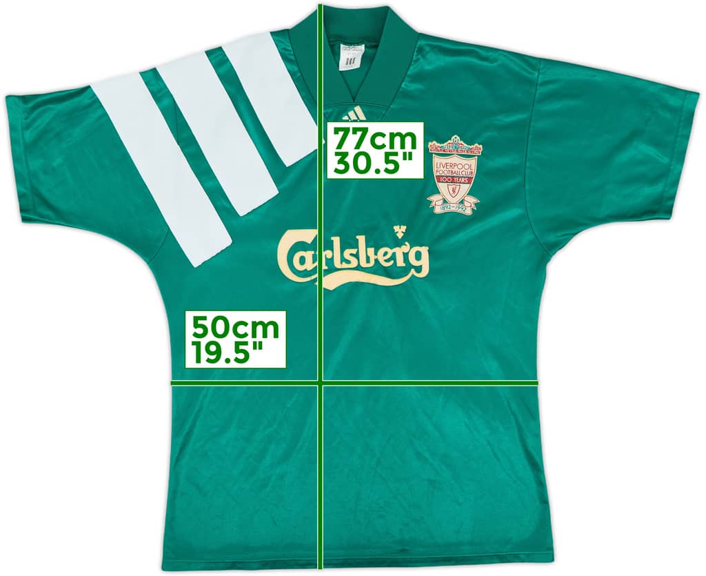 1992-93 Liverpool Centenary Away Shirt - 6/10 - (M/L)