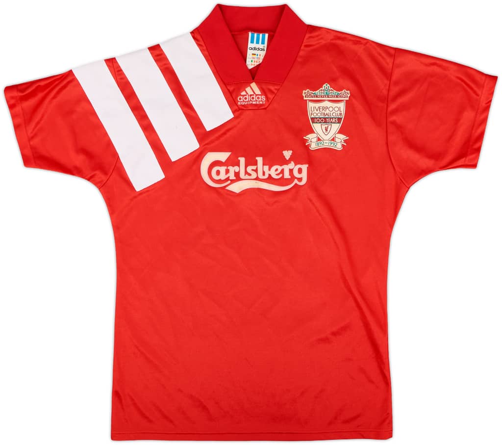 1992-93 Liverpool Centenary Home Shirt - 7/10 - (S)