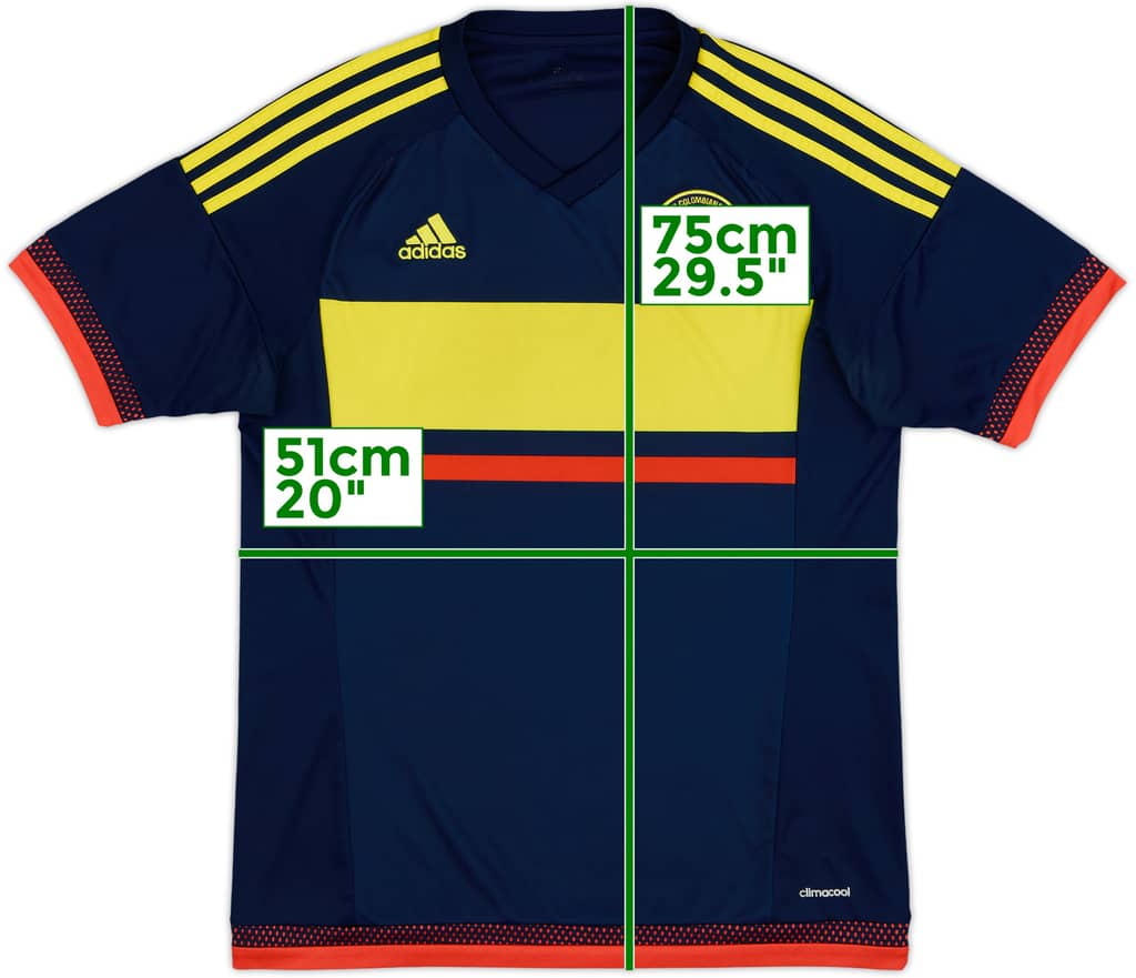 2015 Colombia Copa America Away Shirt - 5/10 - (M)