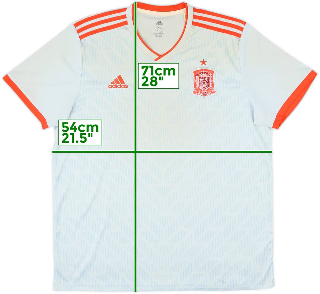 2018-19 Spain Away Shirt - 4/10 - (XL)