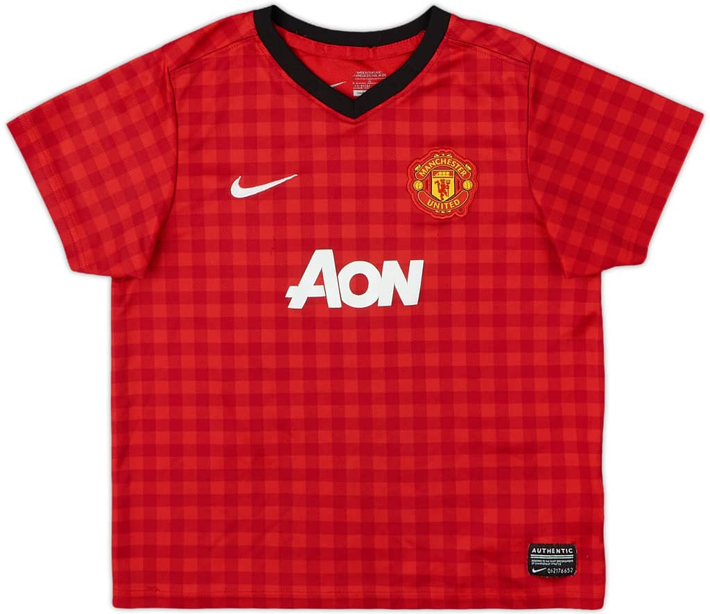 2012-13 Manchester United Home Shirt Rooney #10 - 6/10 - (6-7 Years)