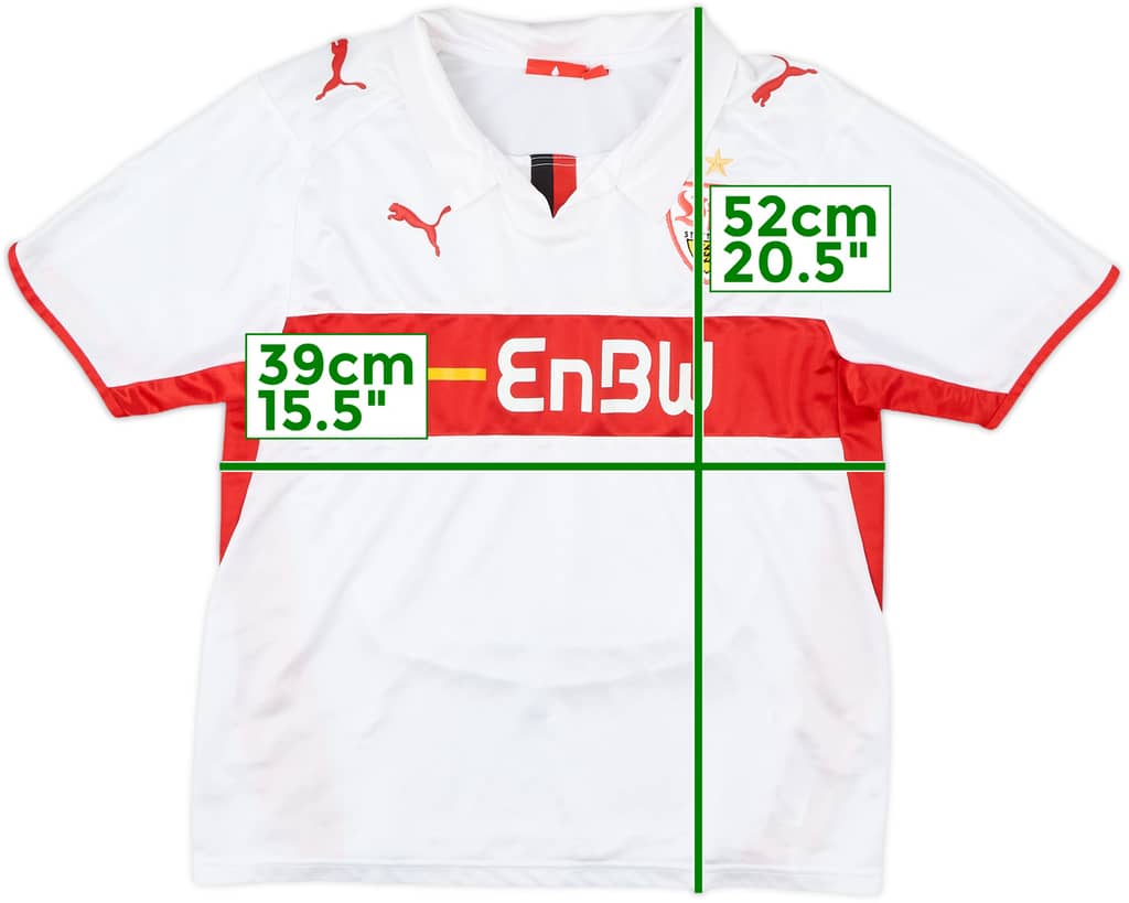 2008-09 Stuttgart Home Shirt - 6/10 - (L.Boys)