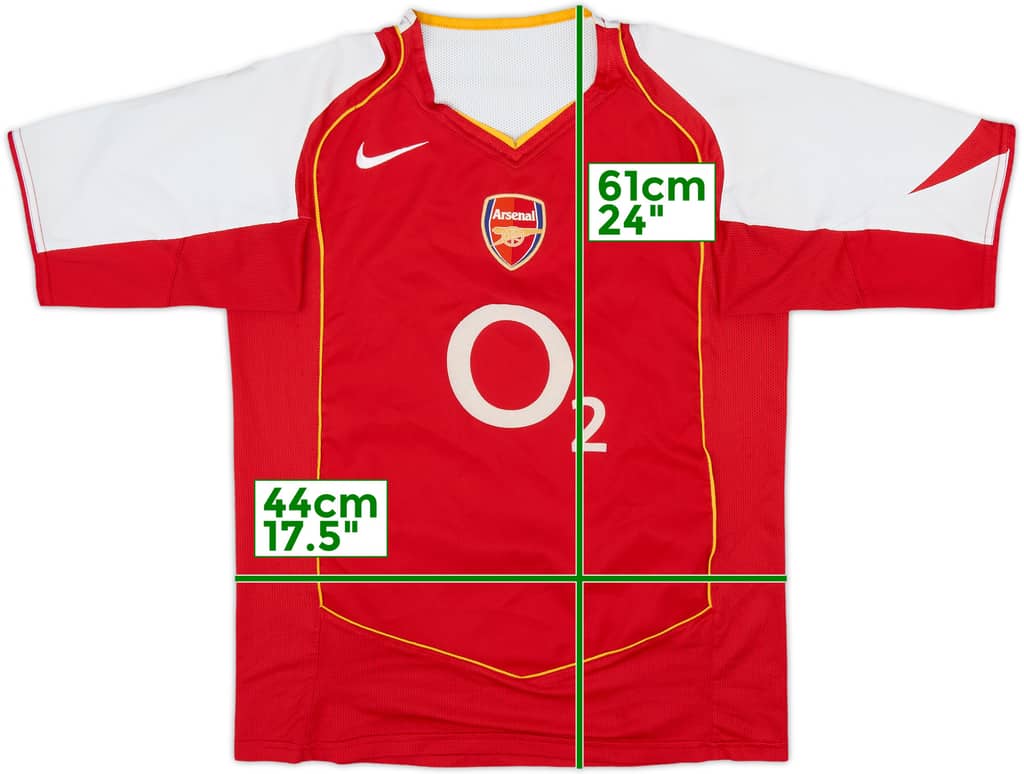 2004-05 Arsenal Home Shirt - 6/10 - (L.Boys)
