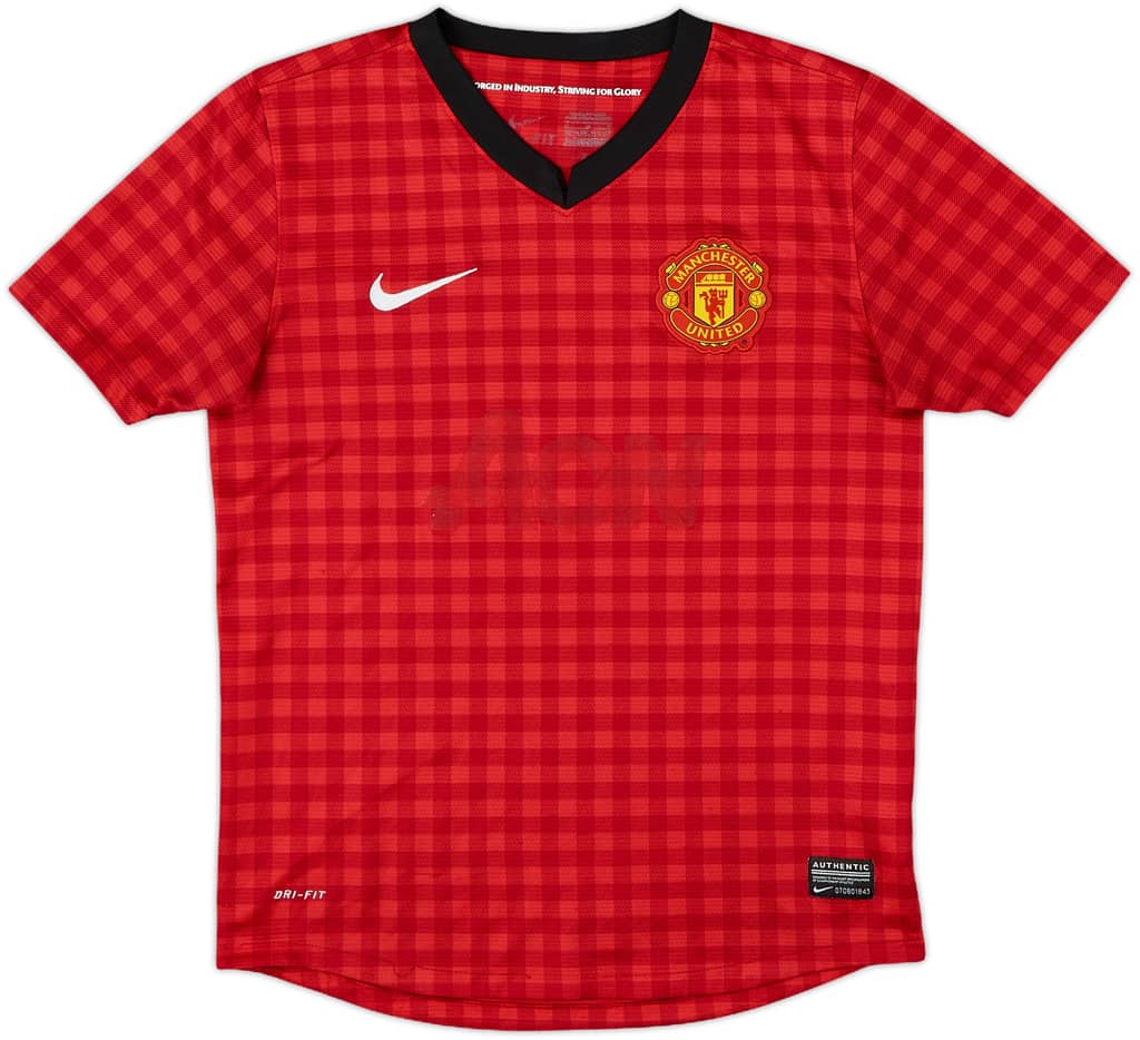 2013-14 Manchester United Home Shirt - 4/10 - (M.Boys)