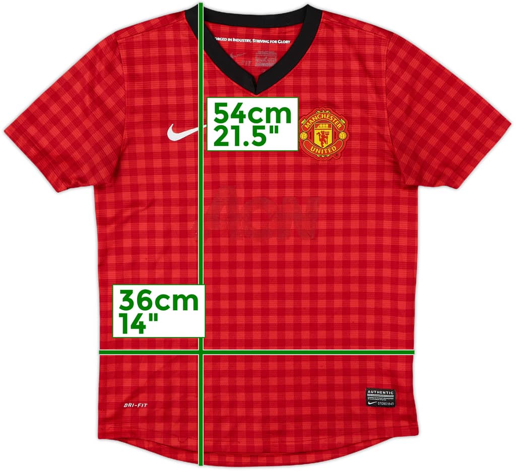 2013-14 Manchester United Home Shirt - 4/10 - (M.Boys)
