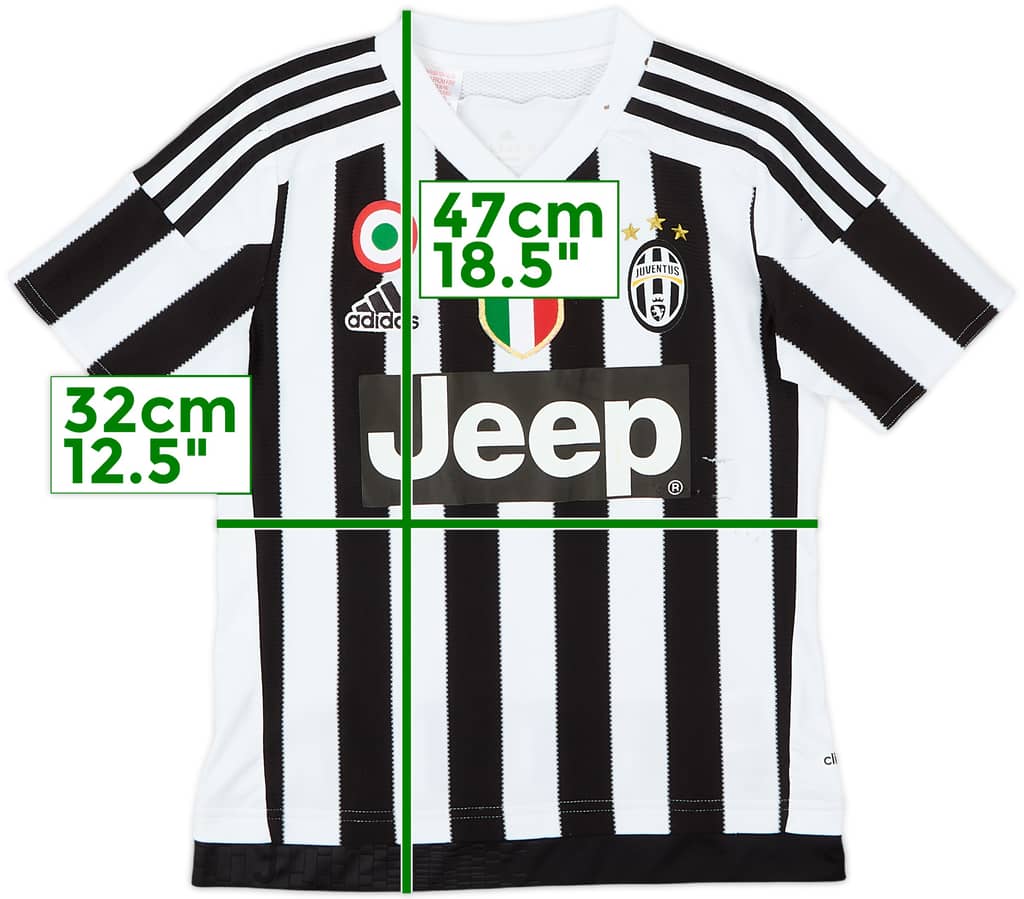 2015-16 Juventus Home Shirt - 4/10 - (S.Boys)
