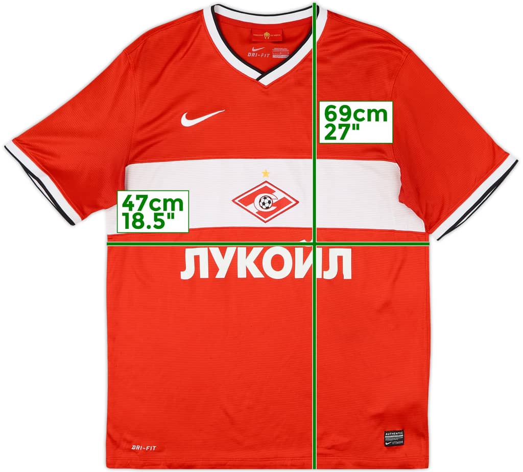 2013-14 Spartak Moscow Home Shirt - 8/10 - (S)