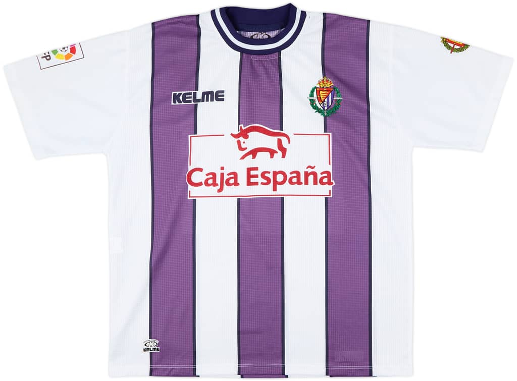 1999-00 Real Valladolid Home Shirt - 8/10 - (M)