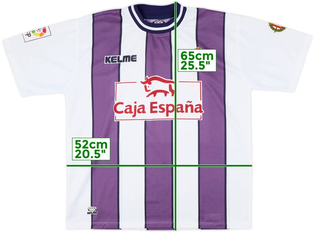 1999-00 Real Valladolid Home Shirt - 8/10 - (M)