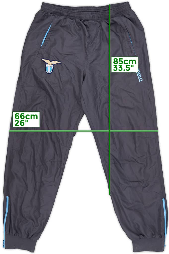 2013-14 Lazio Macron Track Pants/Bottoms - 9/10 - (XXL)