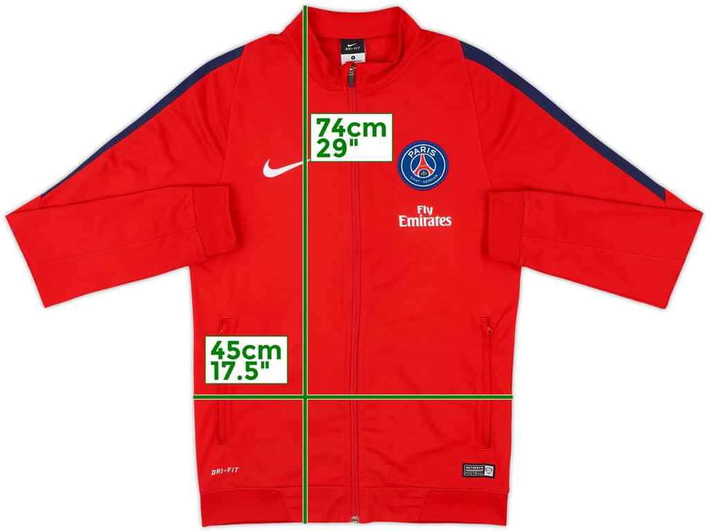2016-17 Paris Saint-Germain Nike Track Jacket - 9/10 - (S)