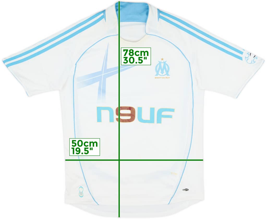 2006-07 Olympique Marseille Home Shirt - 5/10 - (M)
