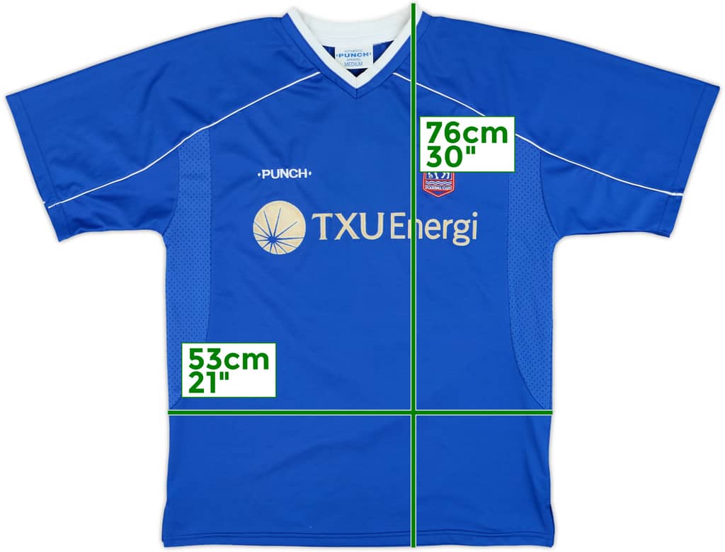 2001-02 Ipswich Home Shirt - 8/10 - (M)
